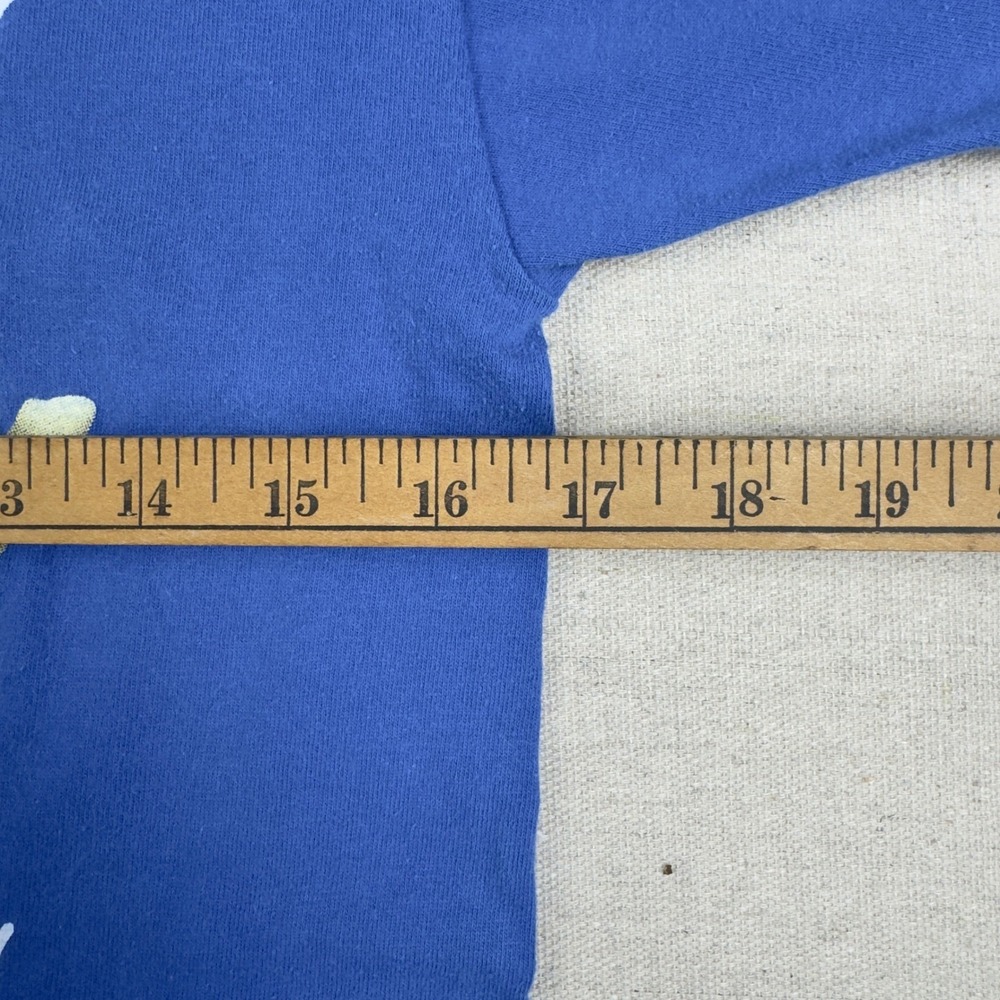 Vtg 1996 Pillsbury Doughboy Graphic T Shirt Size XS/S Blue Made‎ USA Food Promo - Picture 8 of 10